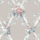 Elwyn Wallpaper - Dove Grey - by Laura Ashley. Click for more details and a description.