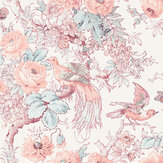 Birtle Wallpaper - Blush - by Laura Ashley. Click for more details and a description.
