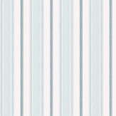 Heacham Stripe Wallpaper - Seaspray - by Laura Ashley. Click for more details and a description.