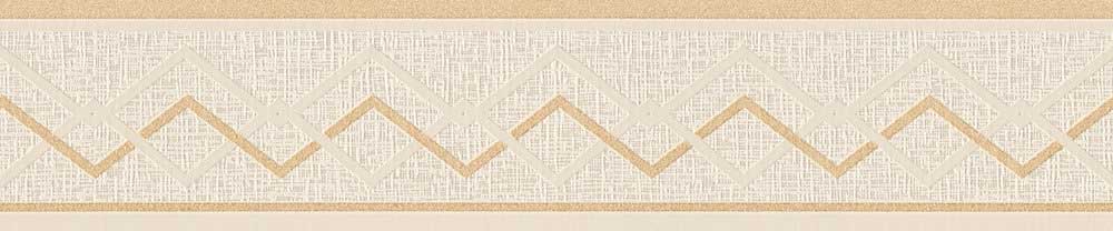 Intertwined Diamond Border - Gold - by Albany