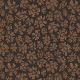 Savanna Shell  Wallpaper - Terracotta, Claret & Metallic Gold - by Cole & Son. Click for more details and a description.