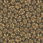 Savanna Shell  Wallpaper - Ochre, Soot & Orange - by Cole & Son. Click for more details and a description.