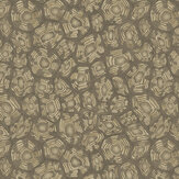 Savanna Shell  Wallpaper - Metallic Gilver, Cedar & Metallic Gold - by Cole & Son. Click for more details and a description.