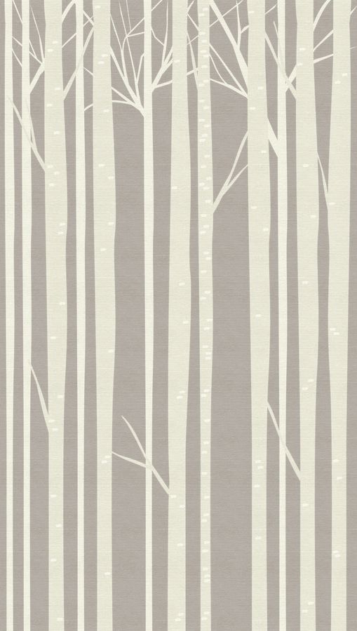 Tree Stripes Mural - Brown - by Metropolitan Stories