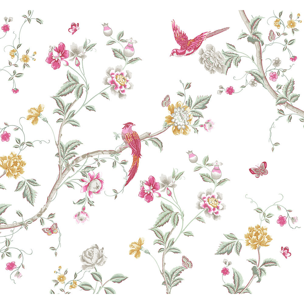 Summer Palace Mural - Peony - by Laura Ashley