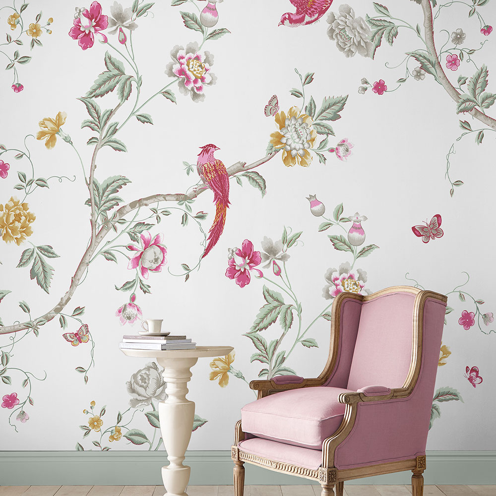 Summer Palace Mural - Peony - by Laura Ashley