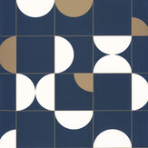 Diabolo Wallpaper - Midnight Blue - by Caselio. Click for more details and a description.