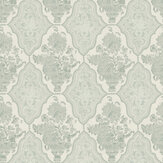 Cameo Vase Wallpaper - Mist - by Dado Atelier. Click for more details and a description.