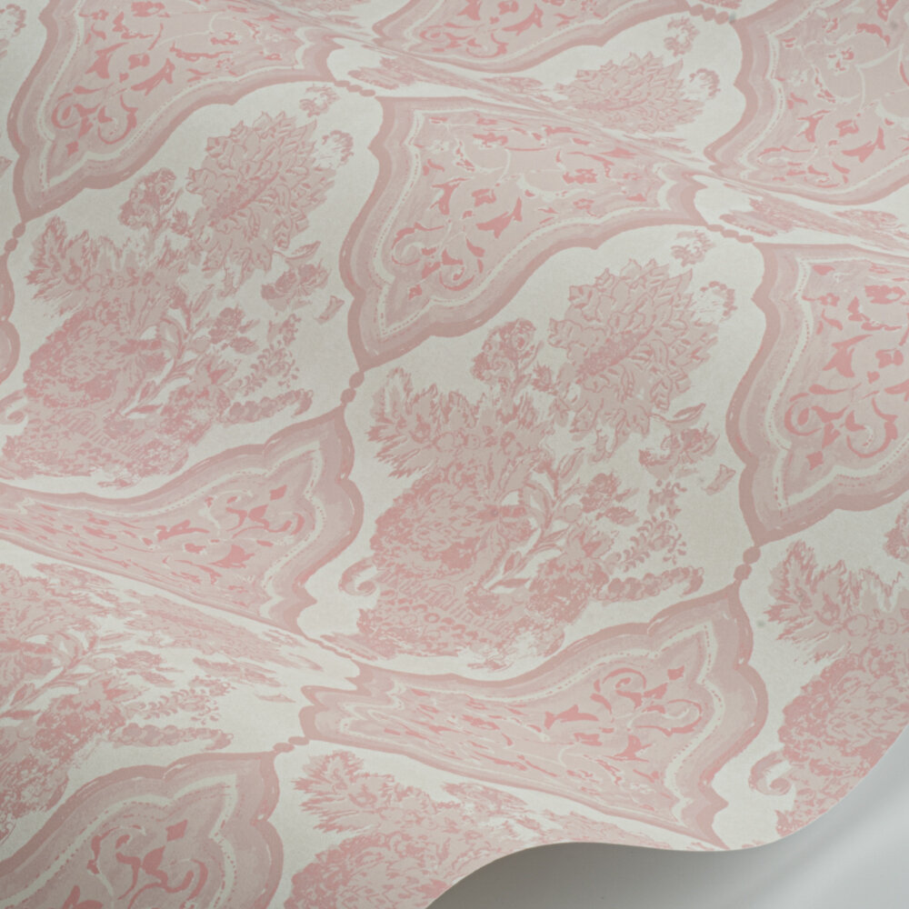 Cameo Vase Wallpaper - Rose - by Dado Atelier