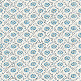 Floral Ogee Wallpaper - Blue - by Dado Atelier. Click for more details and a description.