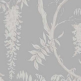 Wisteria Trails Wallpaper - Grey - by Next. Click for more details and a description.