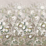 Fleur Orientale Mural - Pale Birch - by Designers Guild. Click for more details and a description.