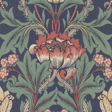Primrose Floral Wallpaper - Navy Blue - by NextWall. Click for more details and a description.