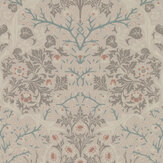 Victorian Garden Wallpaper - Taupe - by NextWall. Click for more details and a description.