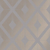 Deco Triangle Wallpaper - Grey - by Next. Click for more details and a description.