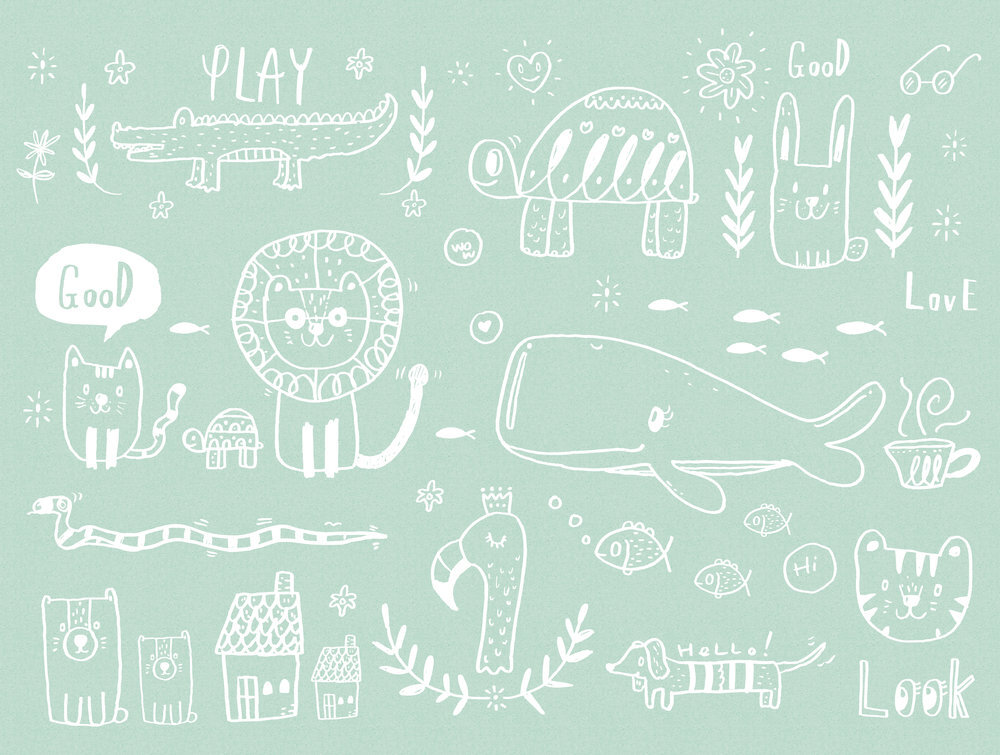 Play Good Mural - Green - by Metropolitan Stories
