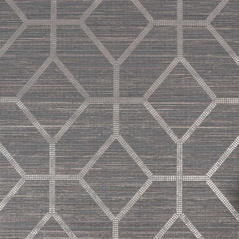 Asscher Geo Wallpaper - Grey - by Boutique