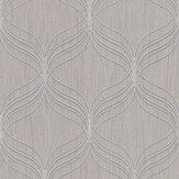 Optical Geo Wallpaper - Silver - by Boutique. Click for more details and a description.