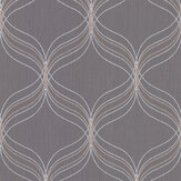 Optical Geo Wallpaper - Grey - by Boutique. Click for more details and a description.