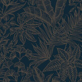 Paradise Wallpaper - Sapphire - by Boutique. Click for more details and a description.