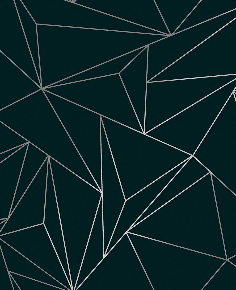 Scatter Geo Wallpaper - Teal - by Next