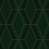 Optical Triangle Wallpaper - Green - by Next. Click for more details and a description.