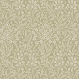 Kryddhyllan Wallpaper - Sage - by Boråstapeter. Click for more details and a description.