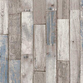 Distressed Wood Plank Wallpaper - Natural - by Next. Click for more details and a description.