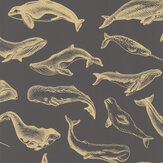 Whale Done Wallpaper - Noir Dore - by Caselio. Click for more details and a description.