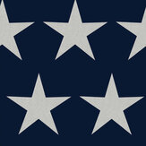 Stars Wallpaper - Navy Blue  - by Next. Click for more details and a description.