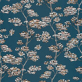 Jardin de Kyoto Wallpaper - Bleu Nuit - by Caselio. Click for more details and a description.