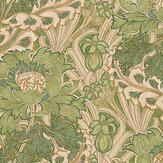Brantwood Wallpaper - Green - by G P & J Baker. Click for more details and a description.