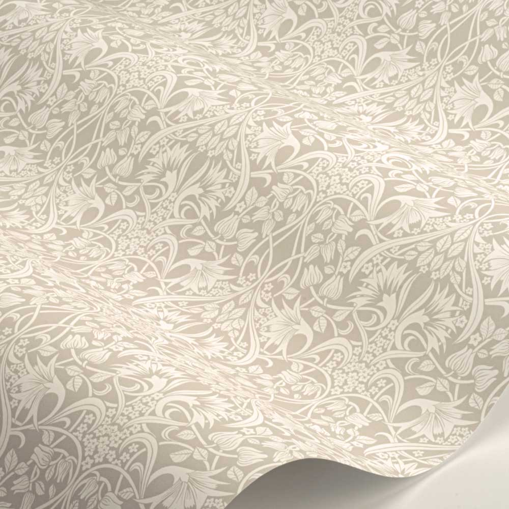 Fritillerie Wallpaper - Linen - by G P & J Baker
