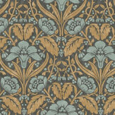 Iris Meadow Wallpaper - Ochre  - by G P & J Baker. Click for more details and a description.