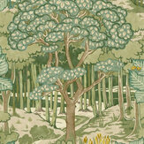 Ruskin Wallpaper - Green - by G P & J Baker. Click for more details and a description.