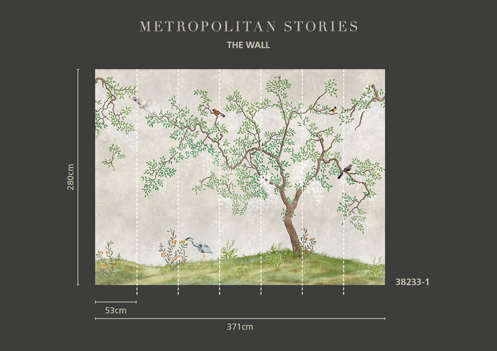 Panoramique Sakura - Marron - Metropolitan Stories