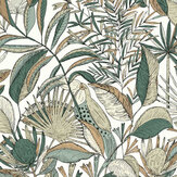 Jardin de Bel Air Wallpaper - Blanc Vert - by Caselio. Click for more details and a description.