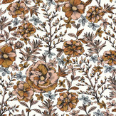 Jardin De Beauregard Wallpaper - Blanc Orange - by Caselio. Click for more details and a description.