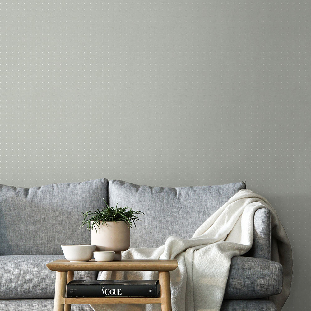 Lindenhofplatz Wallpaper - Soft Grey - by Studio 465