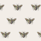 Bombus Wallpaper - Putty - by Carmine Lake. Click for more details and a description.