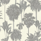 Tropical Treetop Wallpaper - White - by Eijffinger. Click for more details and a description.