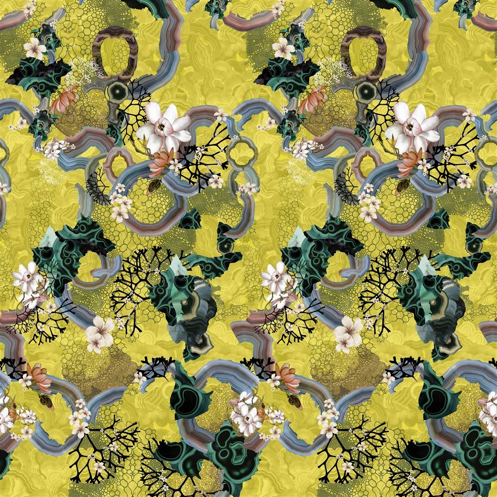 Algae Bloom  Mural - Iris - by Christian Lacroix