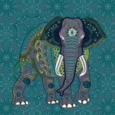 Panoramique Arty Elephant - Multicolore - Metropolitan Stories. Cliquez pour en savoir plus et lire la description.