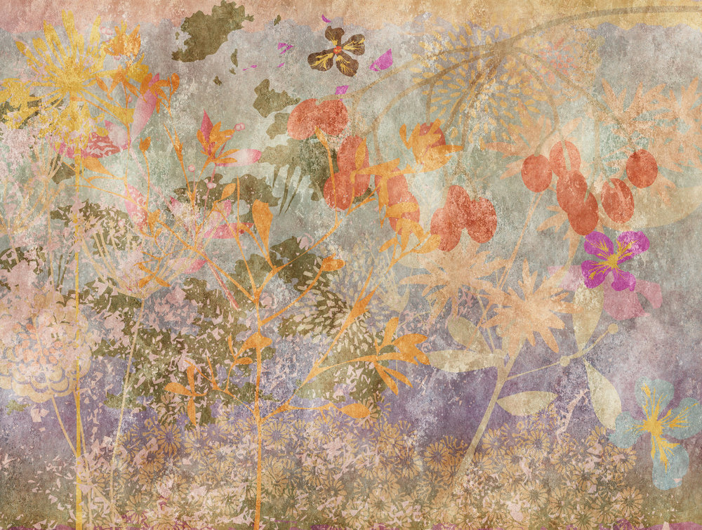 Rain-washed Meadow Mural - Multi-Colour - by Metropolitan Stories