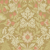 Strawberry Fields Wallpaper - Honey - by Eijffinger. Click for more details and a description.