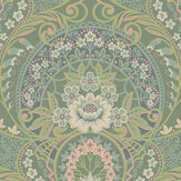 Victoria Wallpaper - Green - by Eijffinger. Click for more details and a description.
