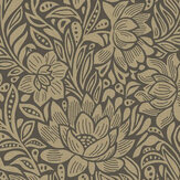 Chestnut Wallpaper - Charcoal - by Eijffinger. Click for more details and a description.
