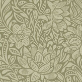 Chestnut Wallpaper - Moss - by Eijffinger. Click for more details and a description.