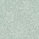 Chestnut Wallpaper - Celadon - by Eijffinger. Click for more details and a description.
