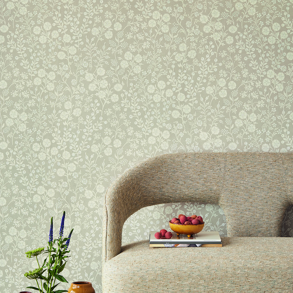 Foliage Wallpaper - Linen - by Eijffinger